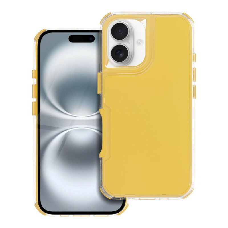 OEM Pouzdro MATRIX APPLE IPHONE 16 žlutá