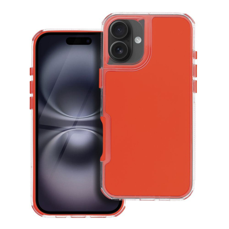 OEM Pouzdro MATRIX APPLE IPHONE 16 PLUS oranžová