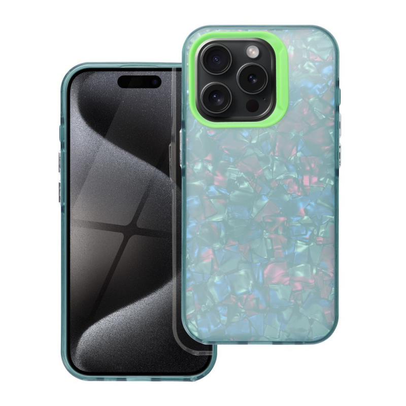 OEM Pouzdro TUTTI FRUTTI APPLE IPHONE 16 PLUS zelené