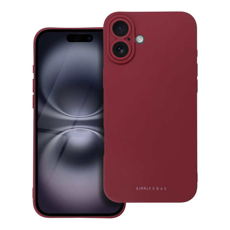 Pouzdro Roar Luna Case Apple iPhone 16 Plus červené