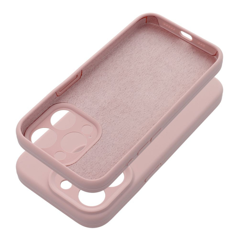 OEM Pouzdro SILICONE 2mm APPLE IPHONE 16 pudrově růžové
