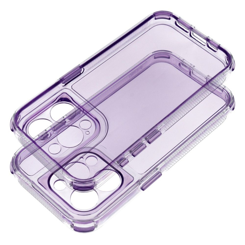 OEM Pouzdro MATRIX CLEAR APPLE IPHONE 16 Pro Max světle fialové