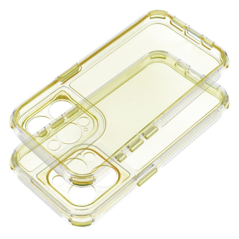 OEM Pouzdro MATRIX CLEAR APPLE IPHONE 16 žluté