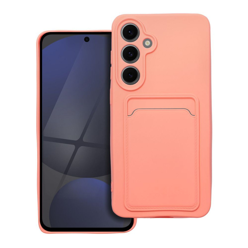 OEM Pouzdro Forcell CARD CASE SAMSUNG Galaxy S24 FE růžové