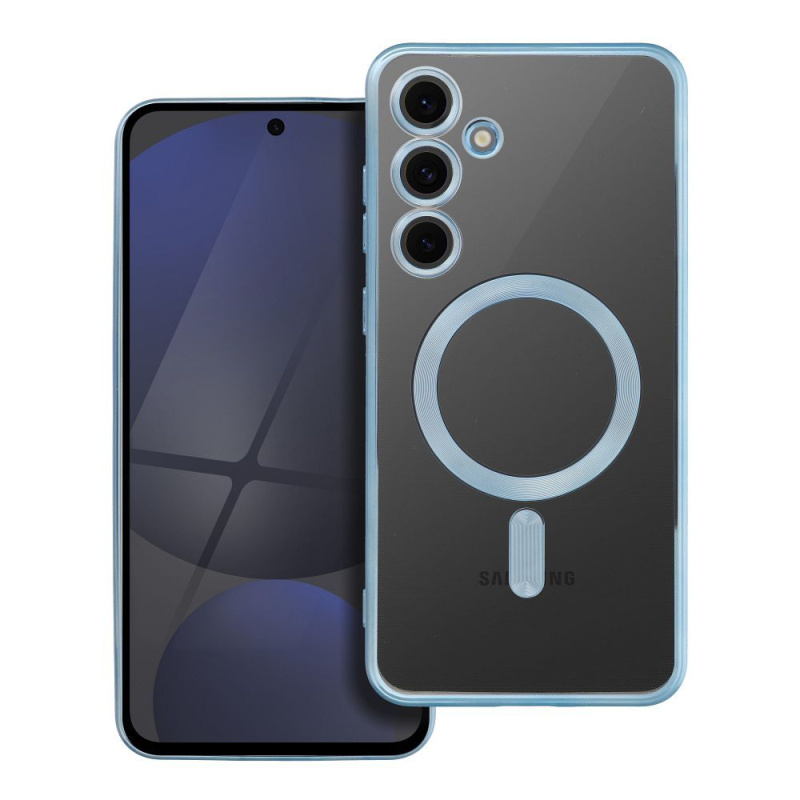 OEM Pouzdro Electro Mag Cover MagSafe SAMSUNG Galaxy S24 FE modré