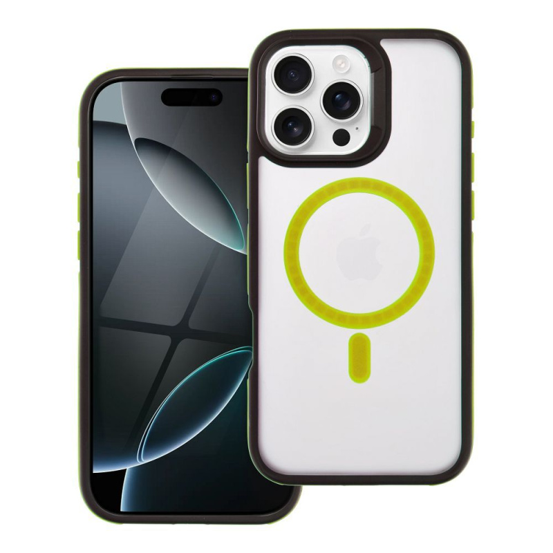 OEM Pouzdro NEO APPLE IPHONE 16 Pro Max (MagSafe kompatibilní) žluté