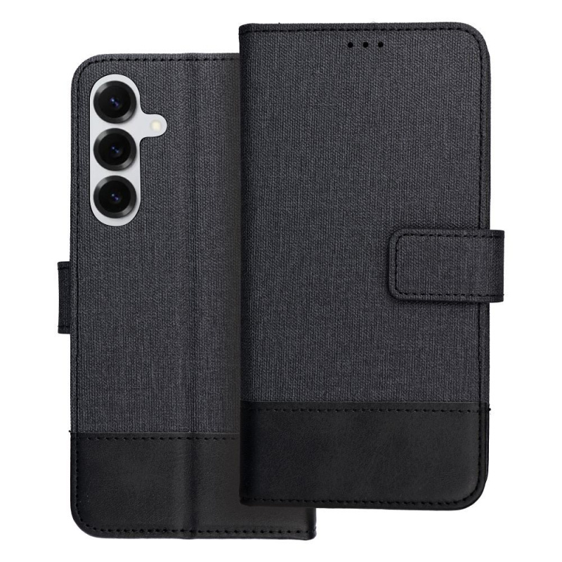 OEM Pouzdro GOMMA Book SAMSUNG Galaxy S25 Plus černé