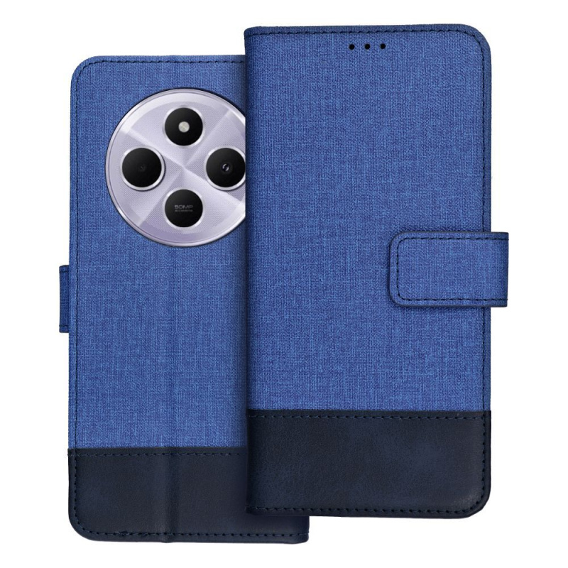 OEM Pouzdro GOMMA Book XIAOMI Redmi 14C modré