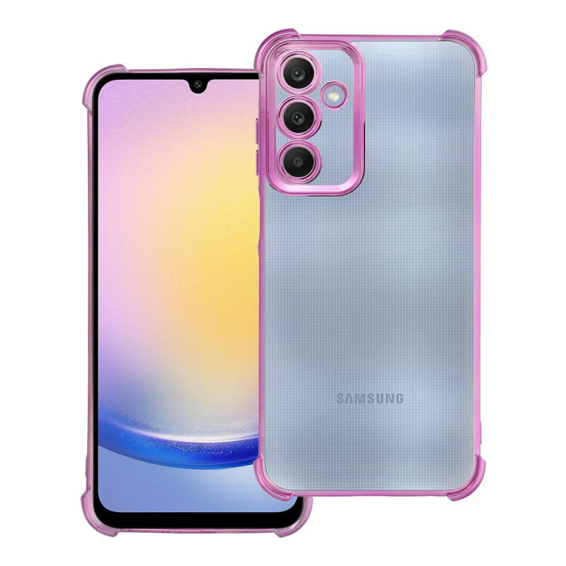 OEM Pouzdro ANTISHOCK ELECTRO SAMSUNG Galaxy A25 růžové