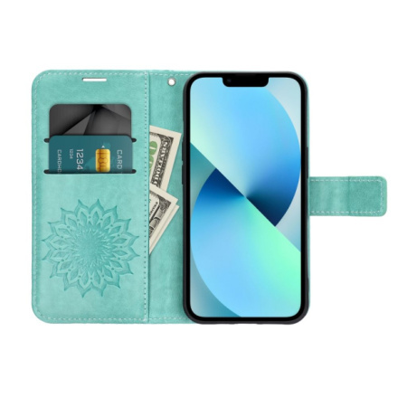 OEM Pouzdro MEZZO Book XIAOMI Redmi 14C mandala zelené