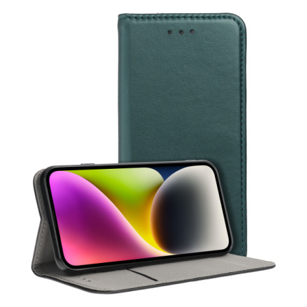 OEM Pouzdro Smart Magneto SAMSUNG Galaxy A36 tmavě zelené