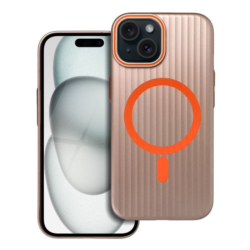 OEM Pouzdro SIMPLY MagSafe APPLE IPHONE 15 pouštní titan