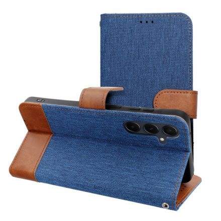 OEM Pouzdro JEANS Book SAMSUNG Galaxy A36 5G modré
