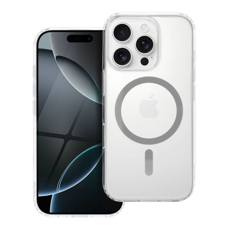 OEM Pouzdro Drop Glue Colorful Ring Mag Cover MagSafe APPLE IPHONE 13 PRO šedé