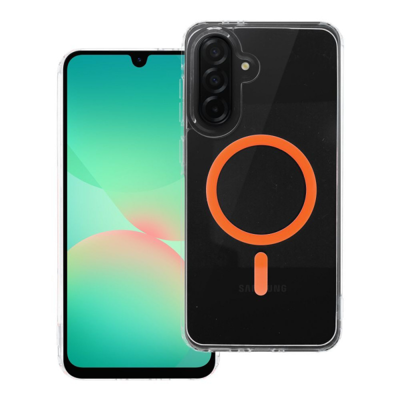 OEM Pouzdro Drop Glue Colorful MagSafe SAMSUNG Galaxy A16 oranžové