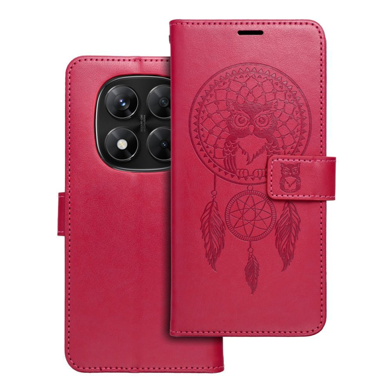 OEM Pouzdro MEZZO Book XIAOMI Redmi NOTE 14 PRO 5G / 14 PRO PLUS 5G lapač snů purpurové