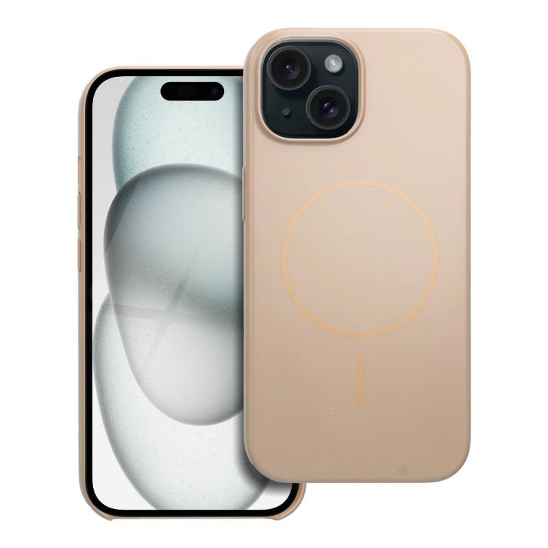 OEM Glossy Mag Cover MagSafe APPLE IPHONE 15 pouštní žlutá