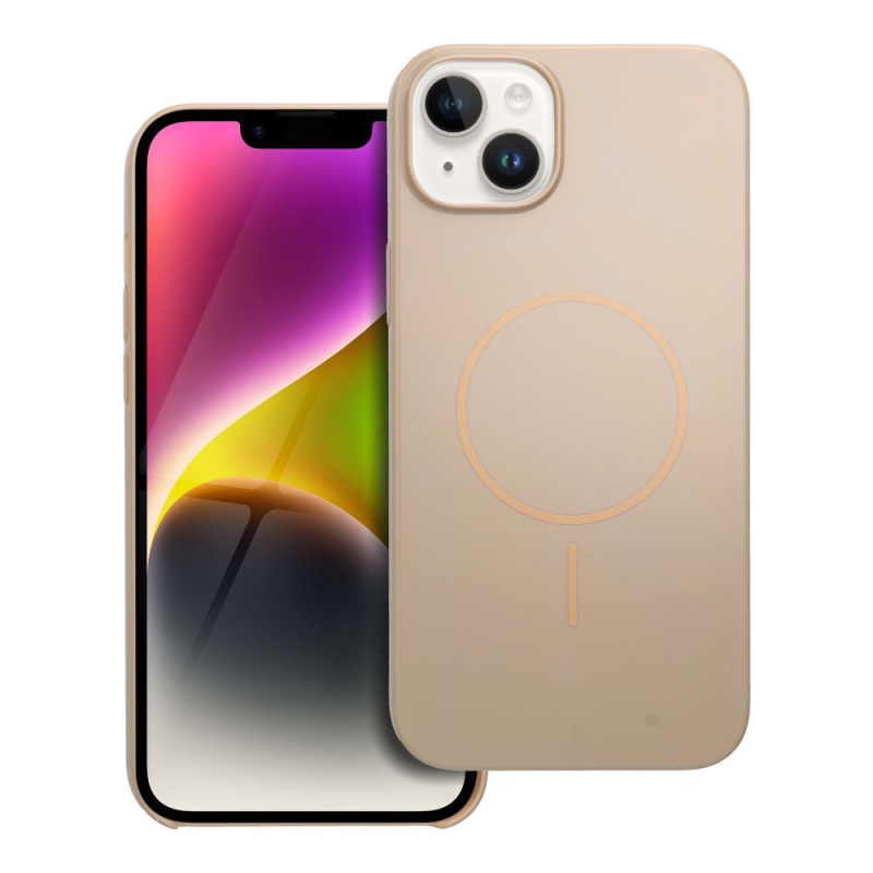 OEM Glossy Mag Cover MagSafe APPLE IPHONE 14 PLUS pouštní žlutá