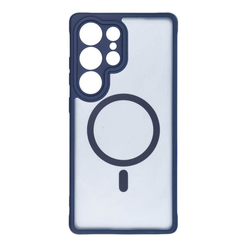 OEM Pouzdro Full Matte Mag Cover MagSafe SAMSUNG Galaxy S25 PLUS modré