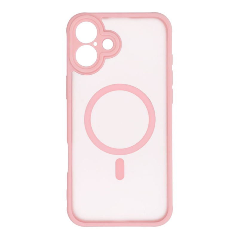 OEM Pouzdro Full Matte Mag Cover MagSafe APPLE IPHONE 14 Pro Max světle růžové