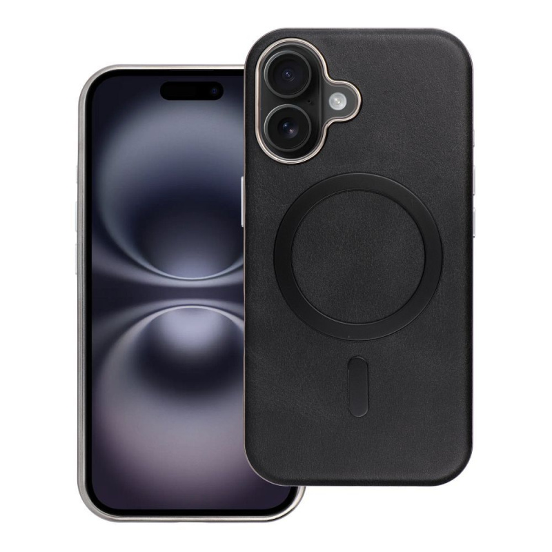 OEM Pouzdro GENTLEMAN MagSafe APPLE IPHONE 16 PRO MAX černé