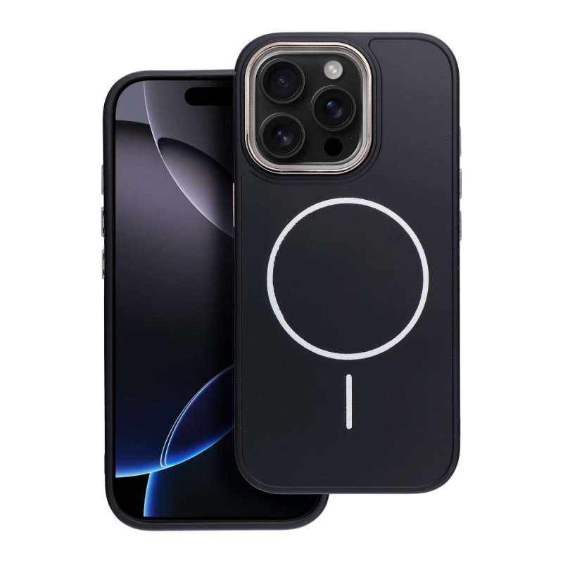 OEM Pouzdro FRAME MAG COVER MagSafe APPLE IPHONE 16 černé