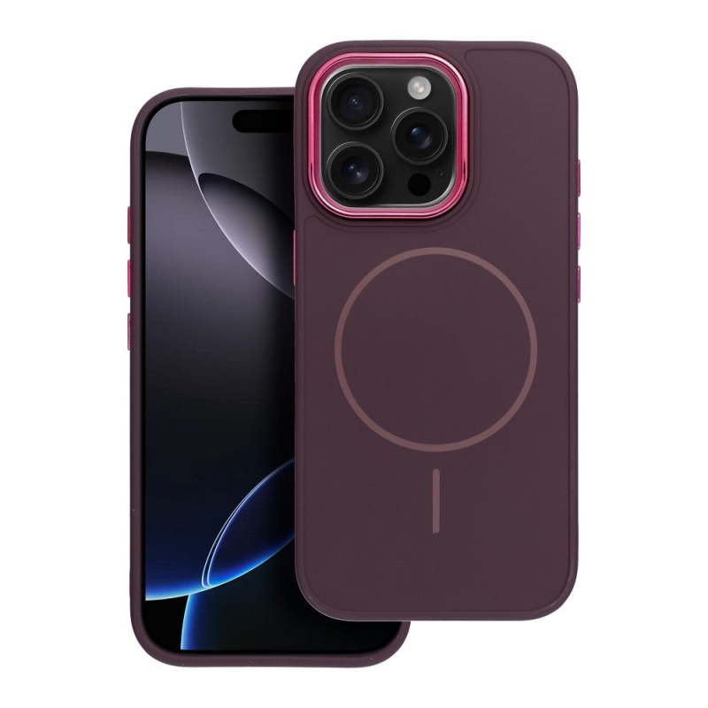 OEM Pouzdro FRAME MAG COVER MagSafe APPLE IPHONE 13 PRO fialové