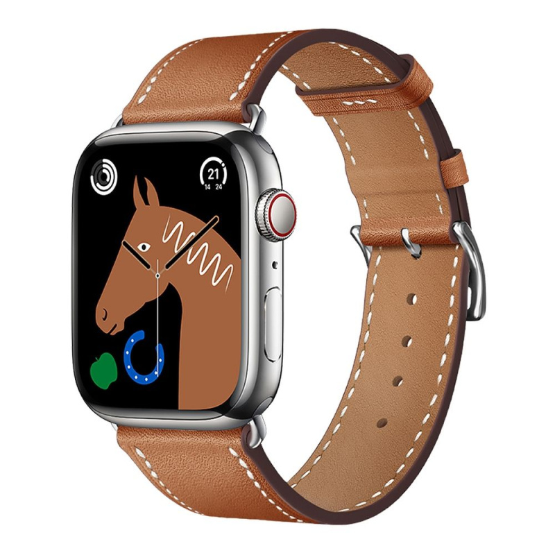 Řemínek Apple Watch Forcell F-Design FA20 magnetická eko kůže 38 / 40 / 41 mm hnědý