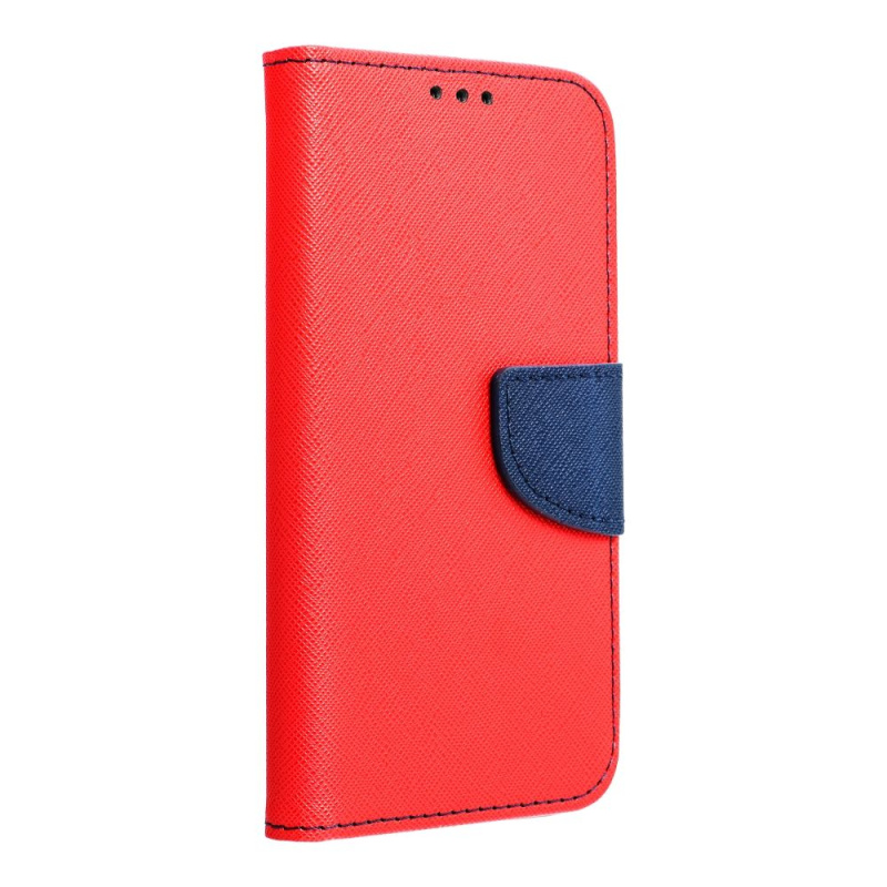 OEM Pouzdro na iPhone 17 Pro Max Fancy Book červené – peněženkové, magnet, TV stand