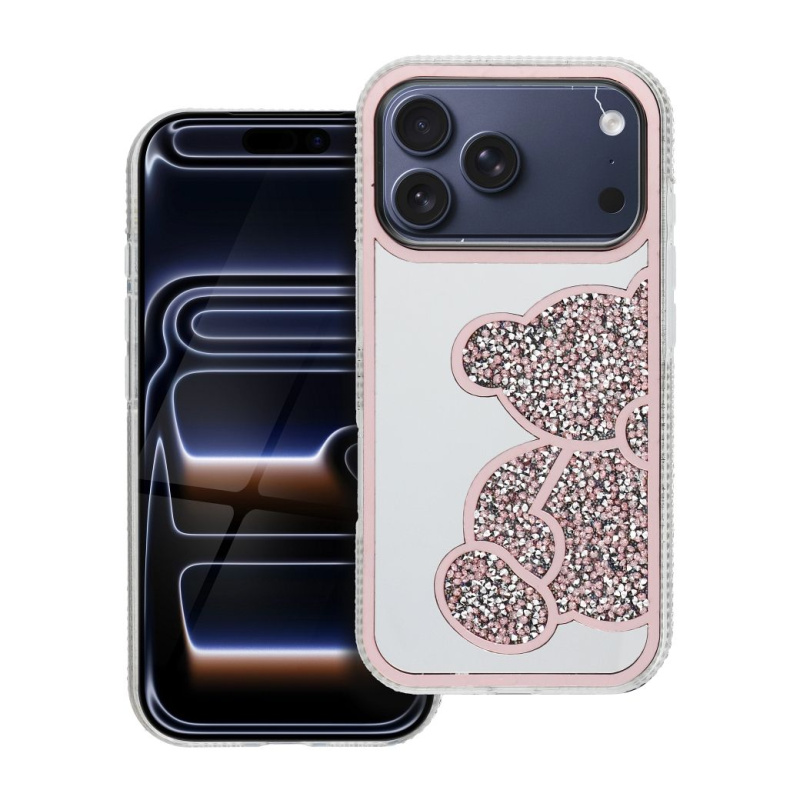 OEM Pouzdro TEDDY BEAR IPHONE 17 Pro růžové