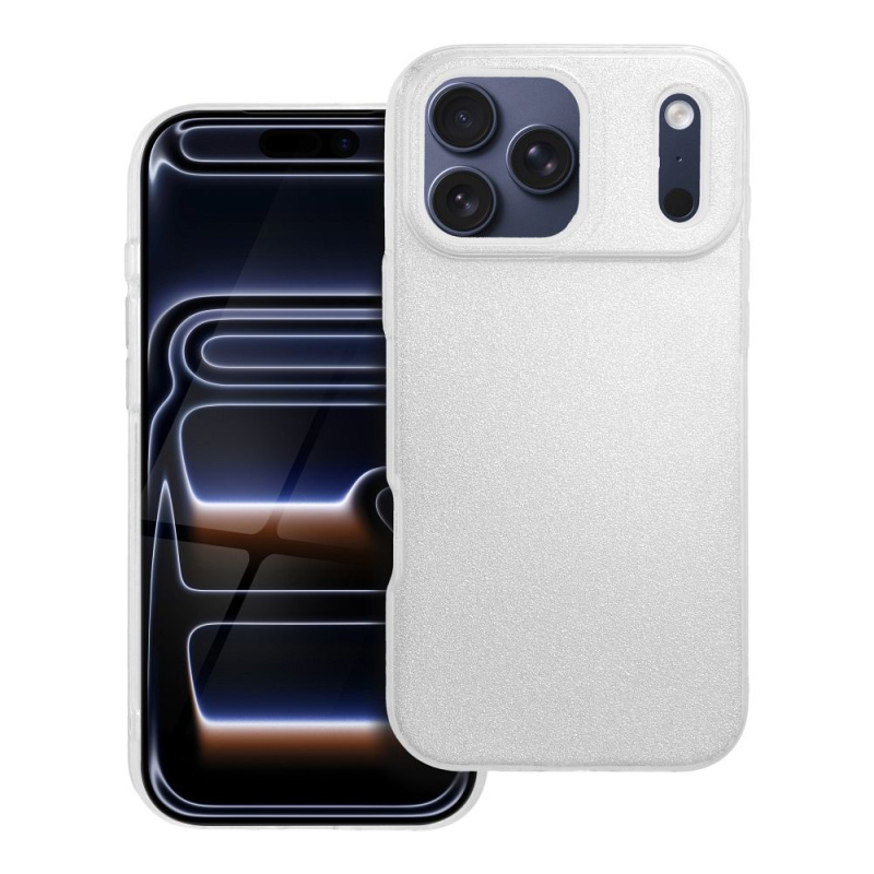 OEM Kryt Shining Case iPhone 17 Pro Max – stříbrný