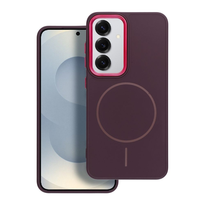 OEM Pouzdro FRAME MAG COVER MagSafe SAMSUNG Galaxy A17 fialové