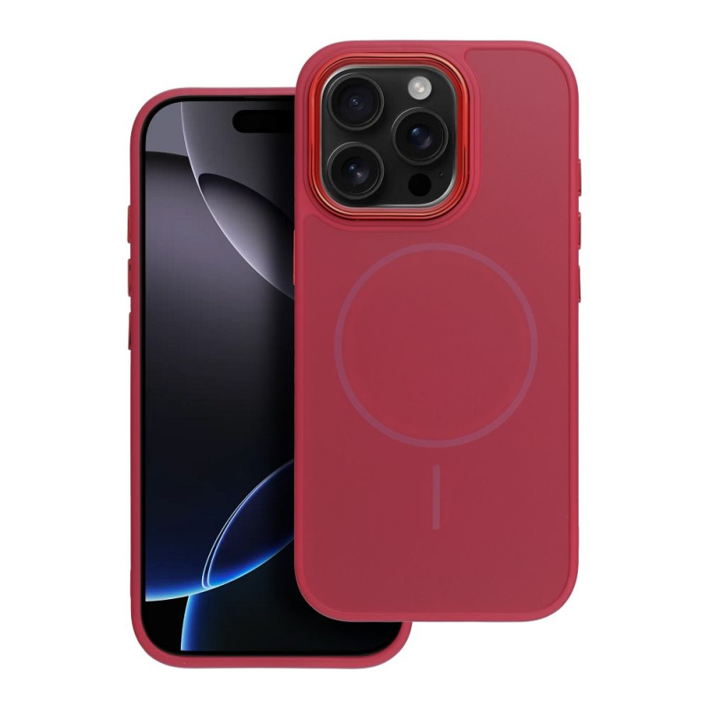 OEM Pouzdro FRAME MAG COVER MagSafe APPLE IPHONE 17 Air magenta
