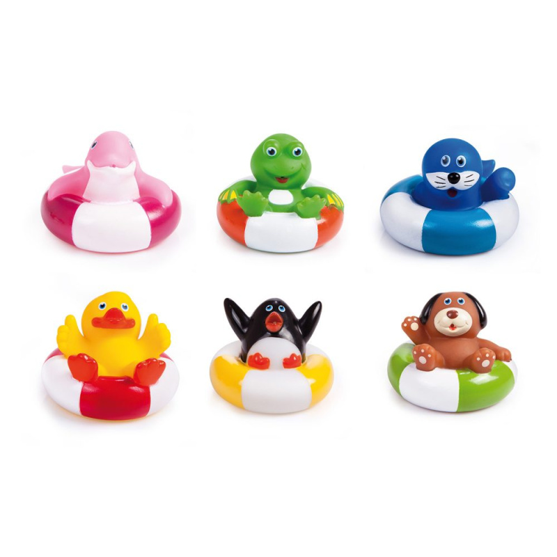 Canpol babies zvířátka do vody na plovacích kruzích