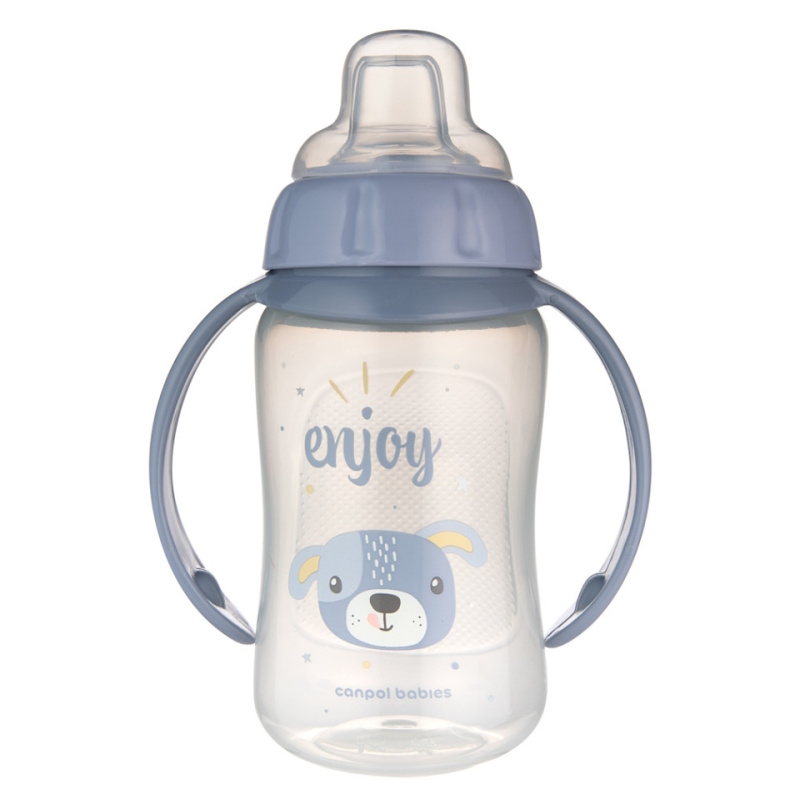Canpol babies Cute Animals Training Cup tréninkový hrnek Dog 6m+ 320 ml