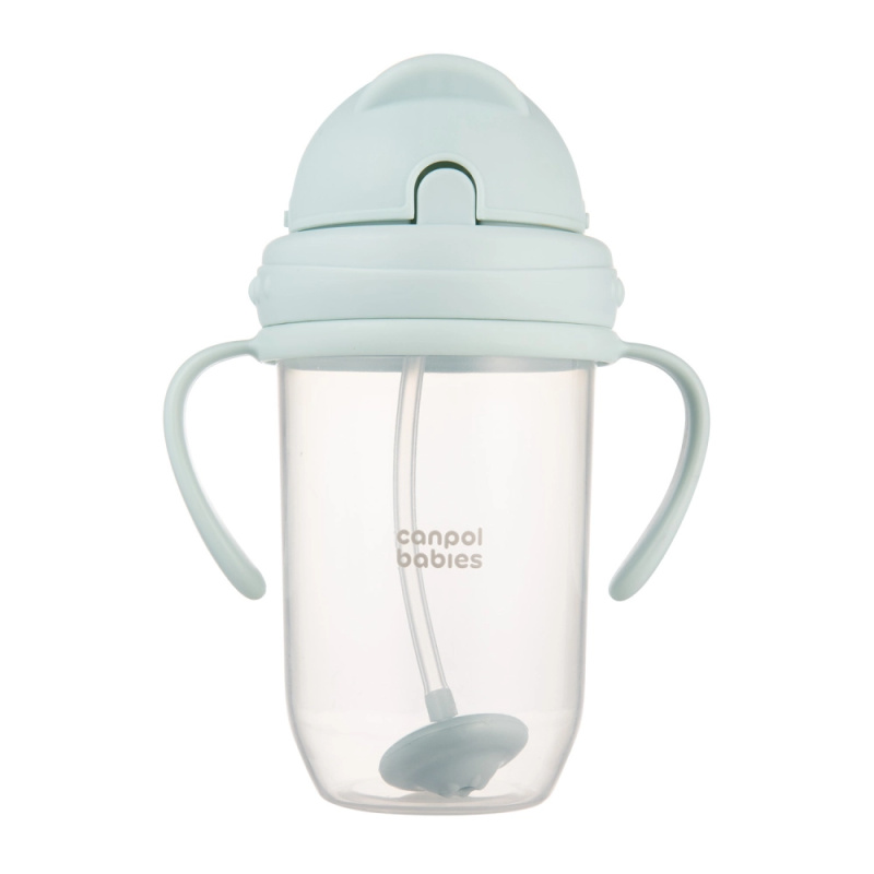 Canpol babies Cup hrnek se závažím Green 6m+ 270 ml
