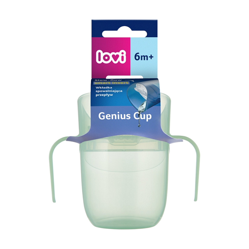 LOVI GENIUS tréninkový hrnek Pistachio 150 ml