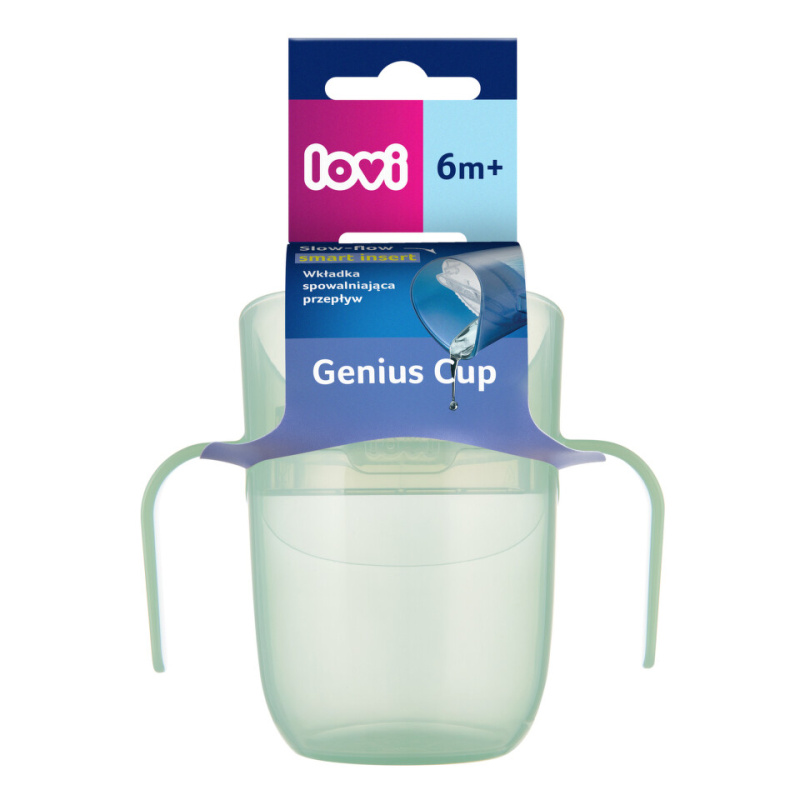 LOVI GENIUS tréninkový hrnek Pistachio 150 ml