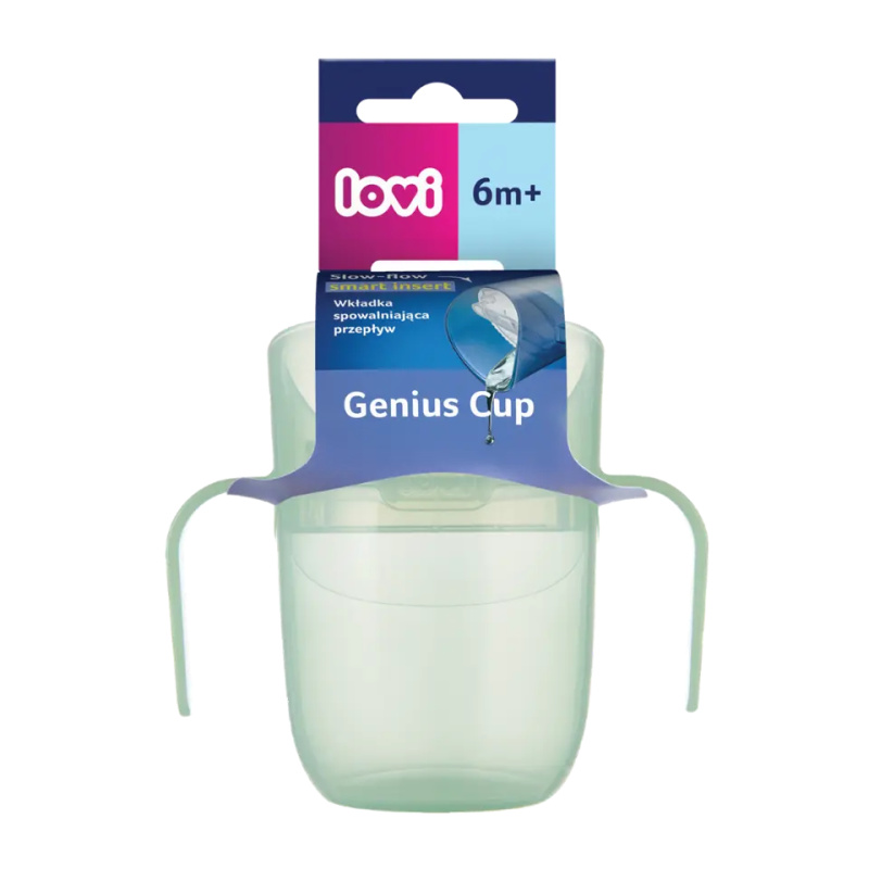 LOVI GENIUS tréninkový hrnek Pistachio 150 ml