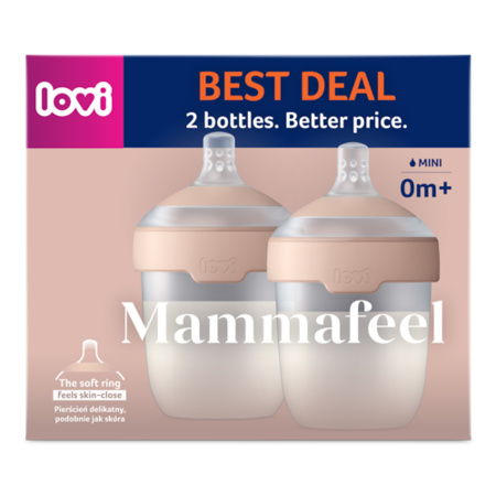 LOVI Mammafeel set lahví 0m+150 ml 2 kusy