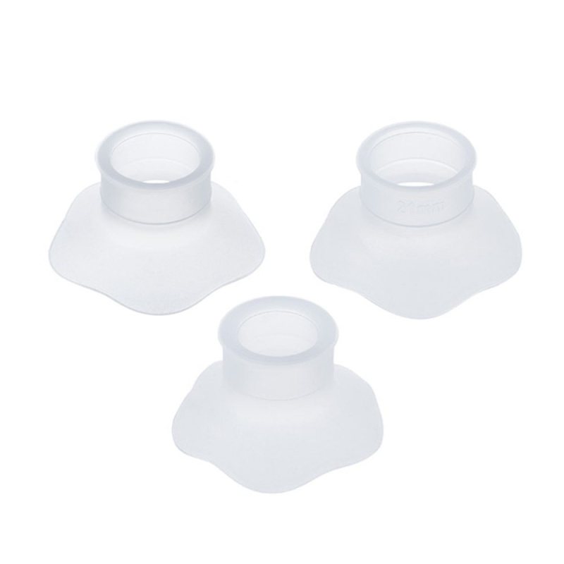 Canpol babies náhradní silikonové vložky 17/19/21 mm k odsávačce mateřského mléka SmartSense