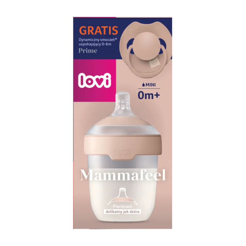 Lovi Set láhev Mammafeel a dudlík Prime 0m+