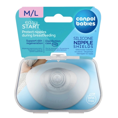 Canpol babies Chránič prsní bradavky Premium 2 ks