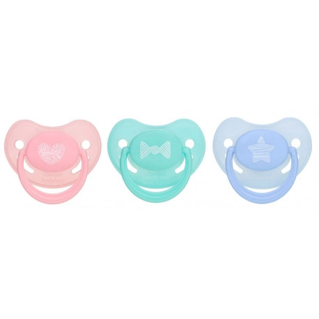 Silikonový dudlík CANPOL BABIES Pastels 0–6 měsíců, anatomický, BPA free