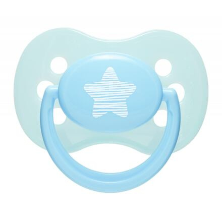 CANPOL BABIES Dudlík silikonový třešinka 0-6m PASTELS