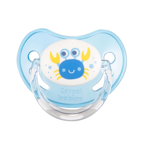 Canpol babies silikonový dudlík LOVE & SEA, anatomický, 6–18 měsíců