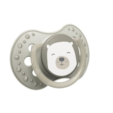 LOVI Dudlík silikonový dynamický  BUDDY BEAR 3-6m 2ks