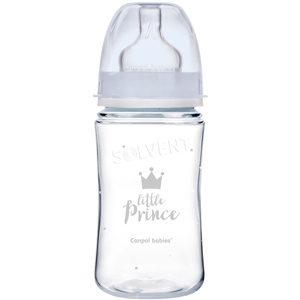 Canpol babies láhev 240ml 3m modrá
