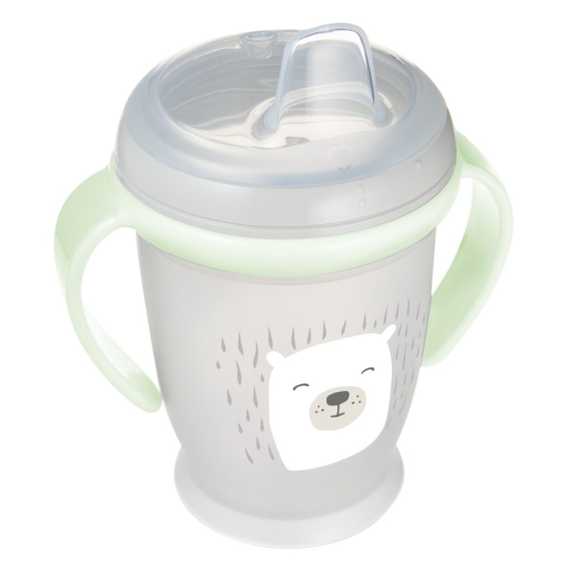 LOVI Hrníček nevylévací  BUDDY BEAR 250ml 12m+