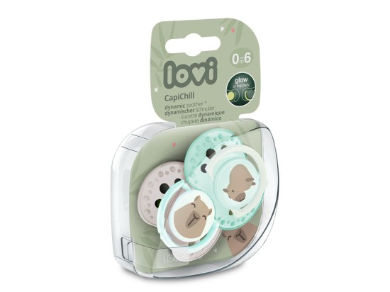 LOVI CAPICHILL 0-6m dudlík Boy 2 ks
